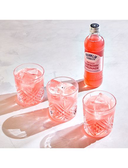 Franklin & Sons Напій Лимонад Малина Pressed Raspberry Lemonade б/a сильногазований упаковка 12шт*275 мл, зображення 3
