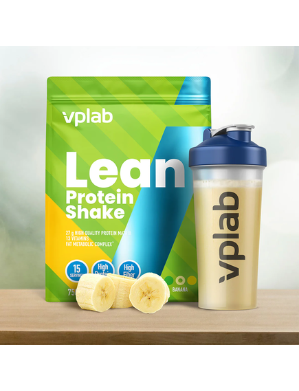 VPlab Lean Protein Shake Протеїн суміш зі смаком Банан 870 г, зображення 2