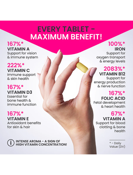 VPlab Ultra Women's Мультивітаміни для жінок 90 капсул, зображення 3