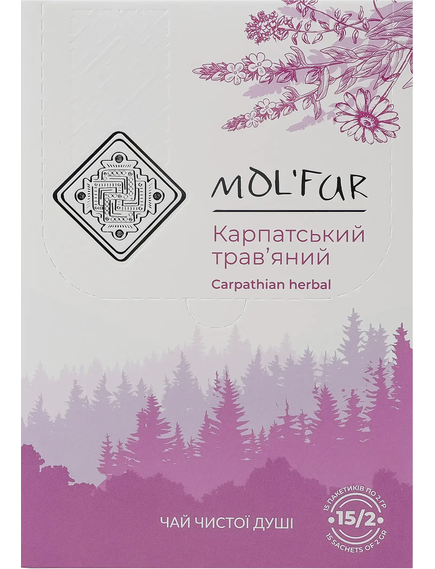 MOL'FAR Набір чаю Карпатський-Подільський-Слобожанський-Кримський 4 упаковки, зображення 3
