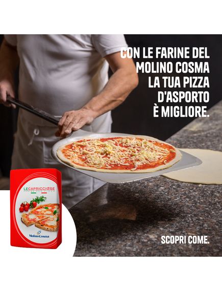 Борошно пшеничне для Піци Molino Cosma Le Capricciose Rossa 5 кг, зображення 4