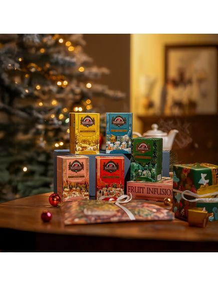 Basilur Чай фруктовий Запечене Яблуко пакет 20*1,8 г, зображення 2