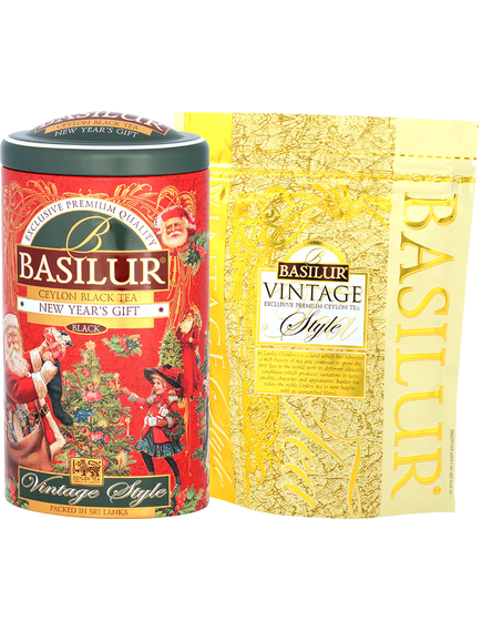 Basilur Чай чорний Новорічний Подарунок 100 г, зображення 2