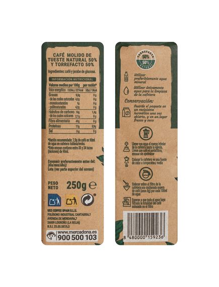 Hacendado Кава мелена Mezcla 250 г, зображення 2