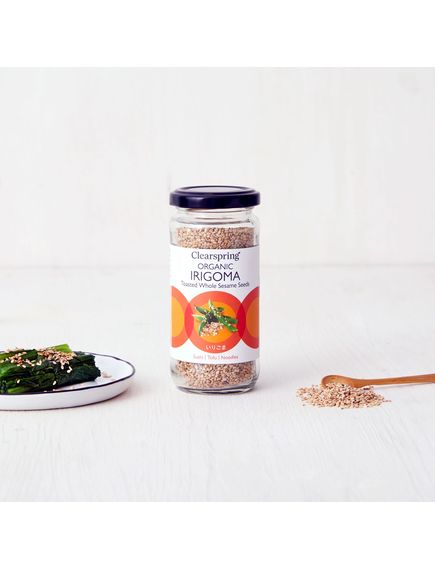 Приправа Іригома зі смаженого кунжуту органічна Clearspring 100 г, зображення 2