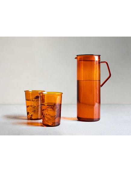 Графин для води Kinto Cast бурштинового кольору 1,2 л, зображення 2