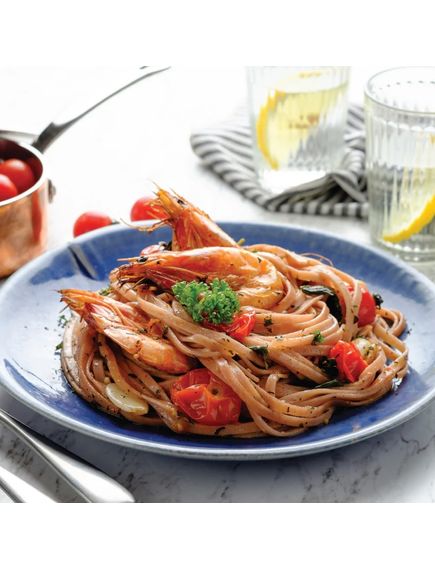 Локшина з червоного рису з насінням Чіа безглютенова органічна Perfect Earth 225 г, зображення 2