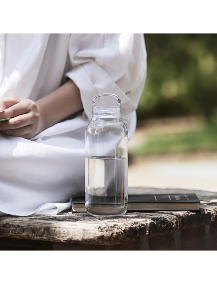 Пляшка для води Kinto Water Bootle прозора 950 мл, зображення 2