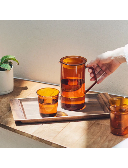 Графин для води Kinto Cast бурштинового кольору 1,2 л, зображення 3