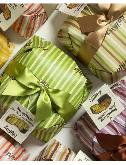 Панеттоне з фісташковим кремом Zaghis 800 г, зображення 3