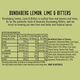 Bundaberg Напій Лимон-Лайм-Біттери крафтовий газований 375 мл, зображення 2