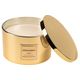 Aromatherapy Свічка ароматична 3 гноти Пудинг 35год горіння Золота, зображення 2