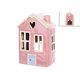 Свічник керамічний Будиночок Рожевий 20,5 см, зображення 2