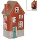 Свічник керамічний Будиночок Коричневий 18 см, зображення 2