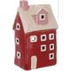 Свічник керамічний Будиночок Червоний 16,5 см