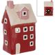 Свічник керамічний Будиночок Червоний 16,5 см, зображення 2