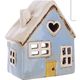 Свічник керамічний Будиночок Блакитний 13 см