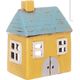 Свічник керамічний Будиночок Жовто-Блакитний 12,5 см